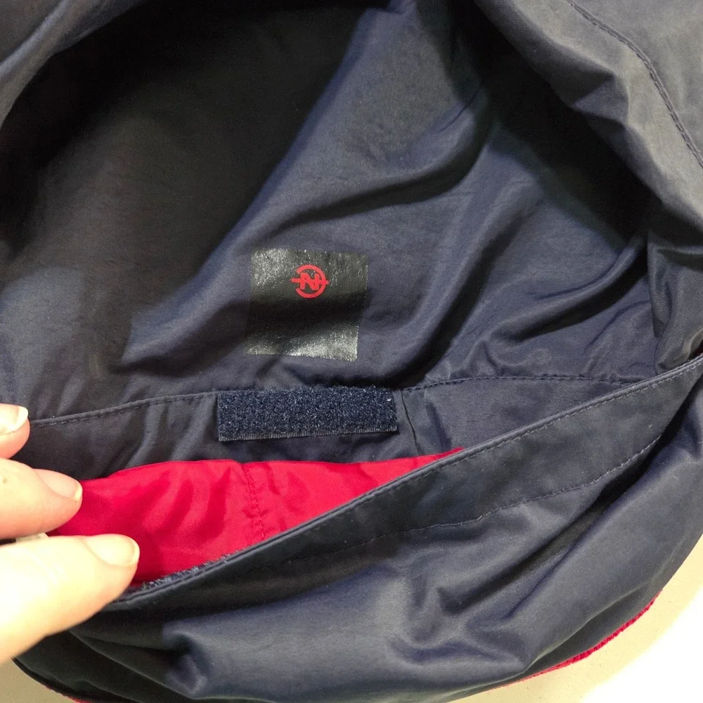 Nautica Vintage Competition Men's Medium Navy Red Lined Jacket XL Sporty Classic